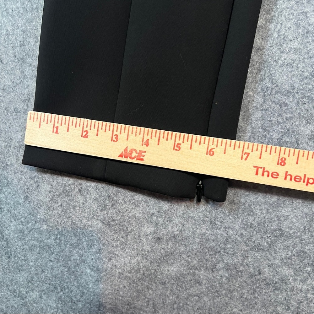 GOOD AMERICAN Good Waist Scuba Ankle Zippers Pant Slacks Black Size 1 (Small) - Picture 14 of 15